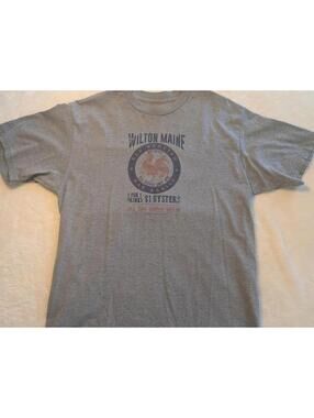 Gray Hilton Maine Graphic T-Shirt by Bass & Co.